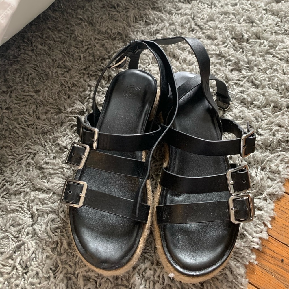 Urban Outfitters Platform Strappy Sandals